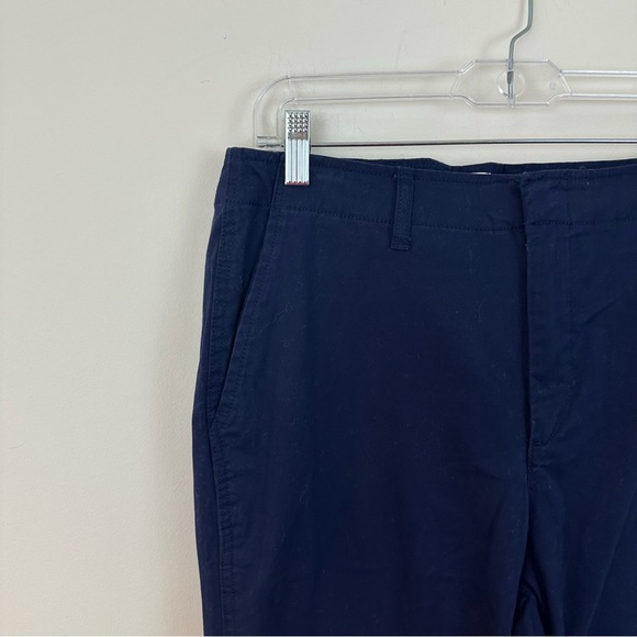 Gap Downtown Khaki Pants in Navy Straight Leg Fit Size 10 Tall Women's NWT - Picture 4 of 6